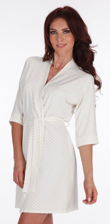 941 Dots Halat scurt pentru femei Forex - ecru