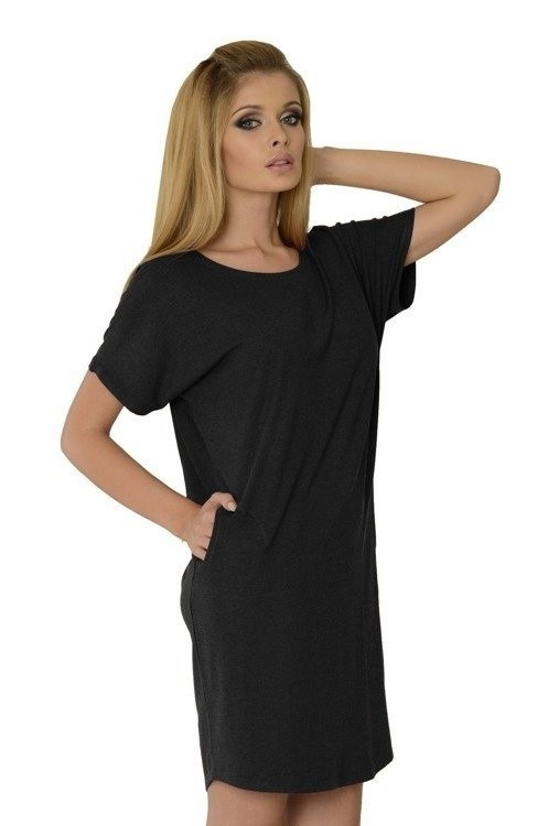 523 Paula cămașă de noapte kr. manșon - mocca