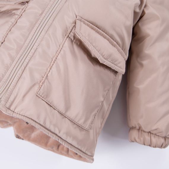 Geaca de iarna Puppy Playtime Eevi - bej