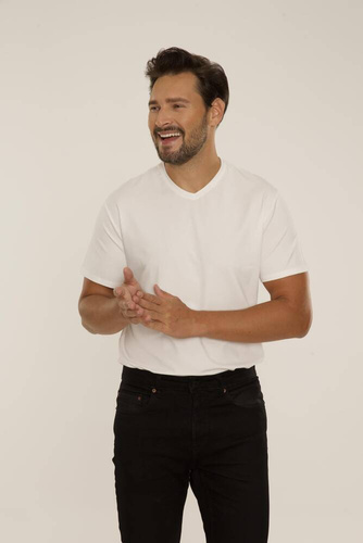 828 Chandler t-shirt De Lafense - ecru