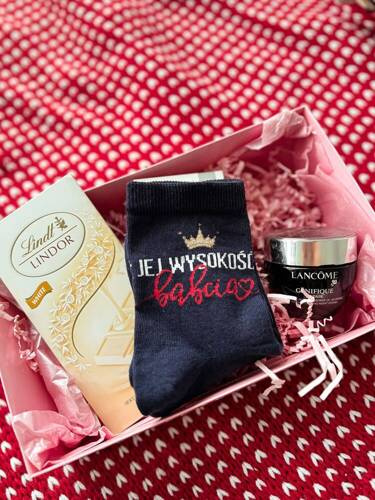 0200-134 Alteța Sa Bunica Milena șosete de damă - bleumarin