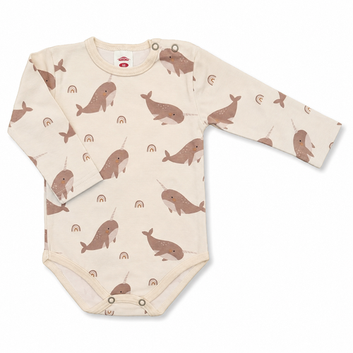 03256DR Body pentru bebeluși "Marlin" Makoma cu mâneci lungi