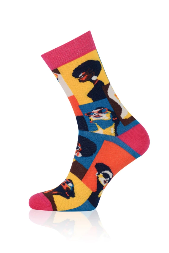 S171D Donna Șosete lungi Italian Fashion - roz