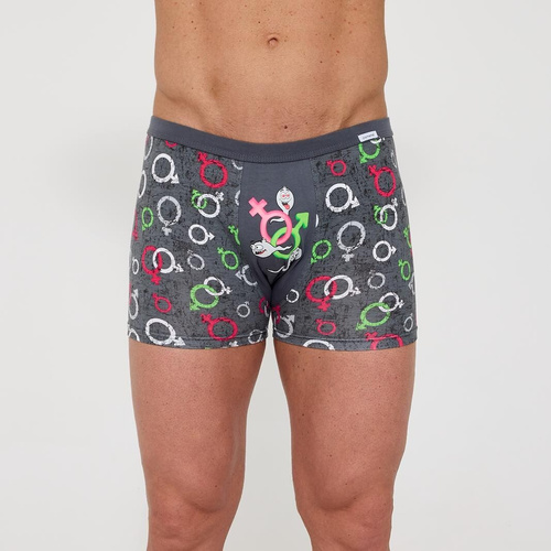 280/256 Swimmer Boxeri Bărbați Cornette Tattoo – Bumbac Premium cu Elastan | Potrivire Perfectă | Model Colorat | Confort Zilnic