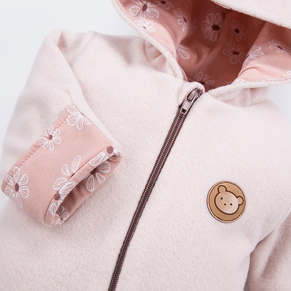 Costum din lână Run & Fun Eevi - somon