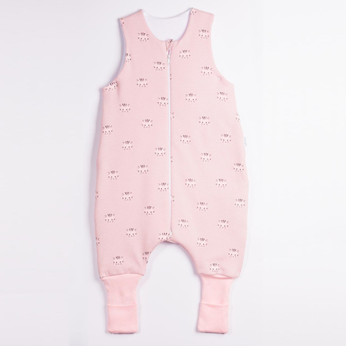 Sac de dormit cu pantaloni Nicol Tosia 225044 1,5 TOG Bumbac Pisicuțe Roz