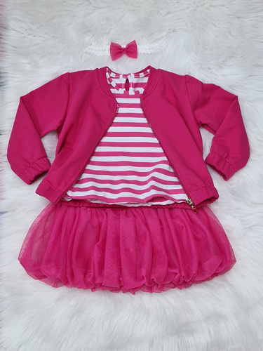 Hanorac bomber pentru copii Gracja Bambarillo amaranth