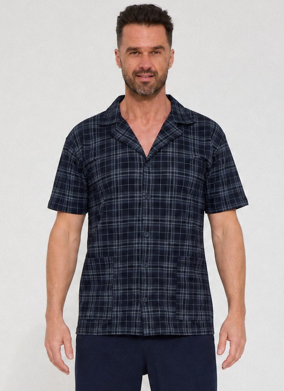 Pijamale bărbați Cornette 318/63 100% bumbac mânecă scurtă pantaloni lungi