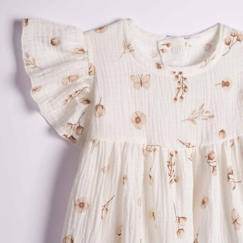 Nicol 224250 Rochie din mușelin pentru fete 100% bumbac pentru vară