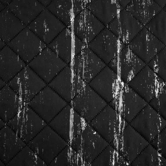 Blink 1 cuvertură de pat decorativă Design91 negru/argintiu