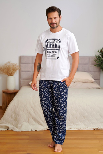 Pijamale bărbați Doctor Nap 7554 Sunny Coast bumbac pantaloni lungi