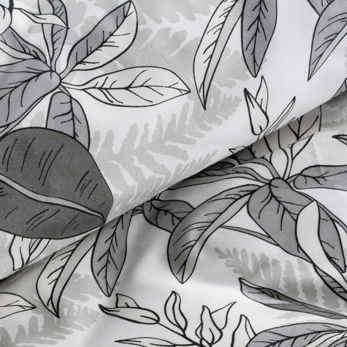 Lenjerie de pat Cassie Design 91 florală reversibilă moale cu fermoar