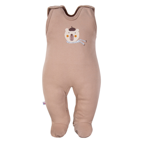 Costum pentru copii Beary Cool Eevi – bej, bumbac
