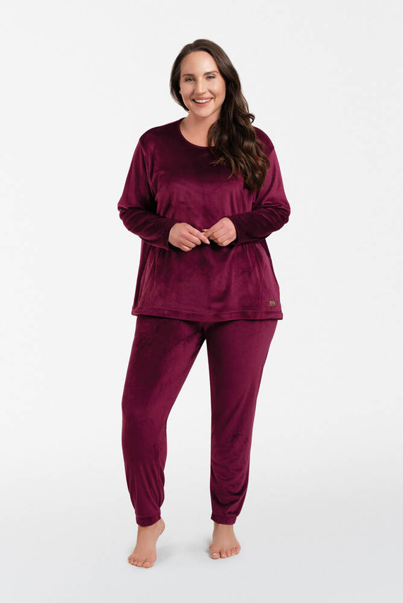 Set pentru femei Akara Italian Fashion - burgundy 