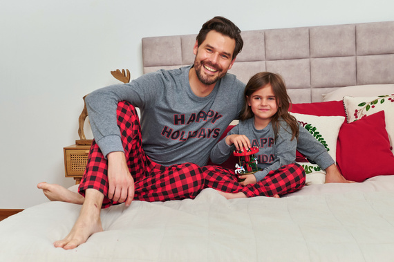 7344 Pijamale bărbați Gri închis Doctor Nap - 100% bumbac