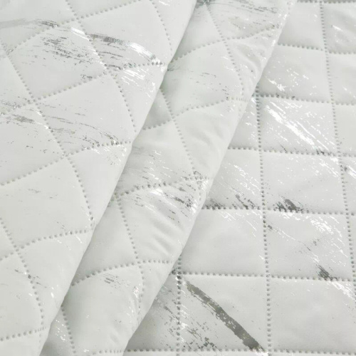 Blink 1 cuvertură de pat decorativă Design91 alb/argintiu