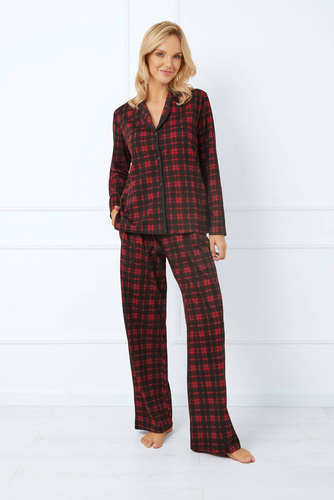 Nicola Pijama pentru femei cu mâneci lungi, pantaloni lungi Italian Fashion - print