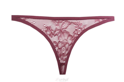 Tanga de dama Caro Unique burgundy