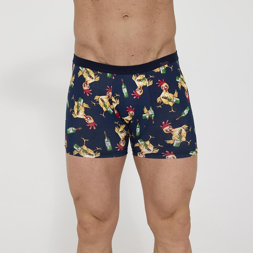 280/255 Chicken Boxeri Bărbați Cornette Tattoo – Bumbac Premium cu Elastan | Potrivire Perfectă | Model Colorat | Confort Zilnic
