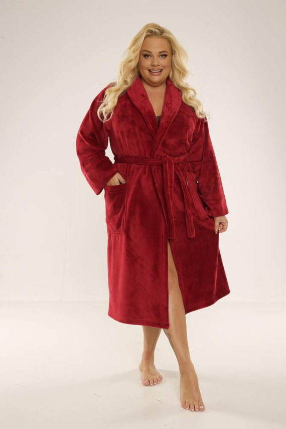 628 Abigail Halat de baie lung Forex pentru femei - maro