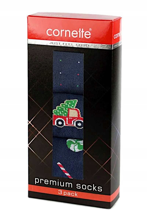 Șosete A63 Premium A'3 Cornette - bleumarin (auto)