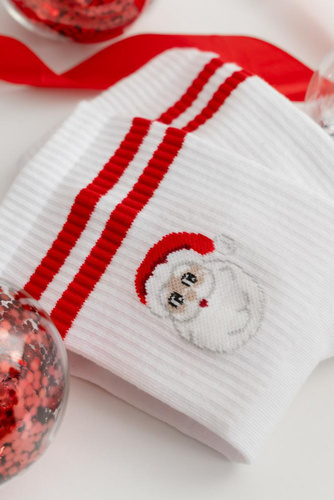 Art.136 Sosete de Craciun barbati Steven - 146 alb