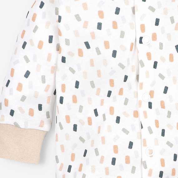 ABN-5326 Salopetă Nini din bumbac organic, crem