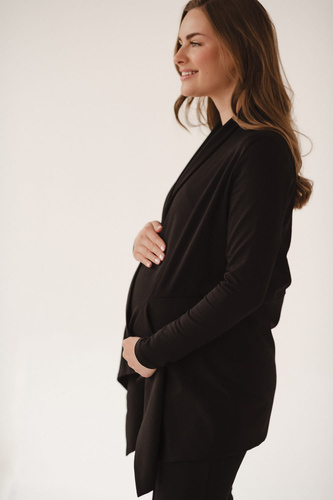 Cardigan de maternitate Mama Wrap Milk&Love negru