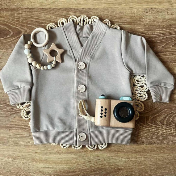 MD012 Cardigan bebe Mamatti - bej