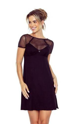 Cămașă de noapte Anika Eldar - neagră