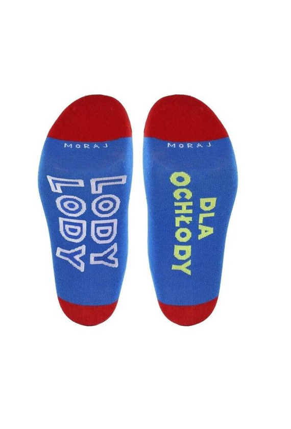 CMLW350-019/2 Șosete bărbați Ziua Îndrăgostiților Moraj - albastru și gri
