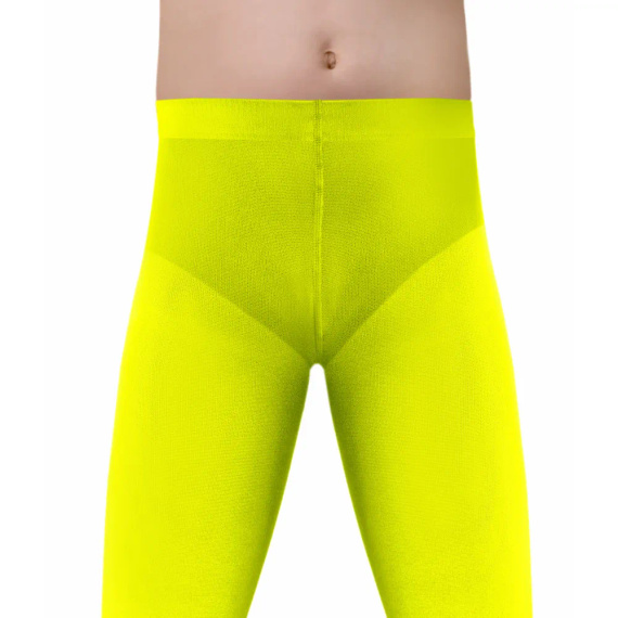 Colanti opaci pentru fete Claudia 40 den Sesto Senso - galben neon