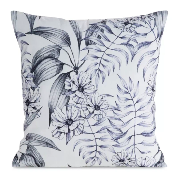 Față pernă 45x45 Mink 30 Eurofirany catifea flori decorativă