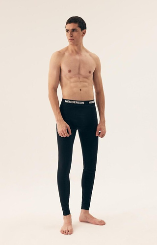 43010 Move 13 Chiloți lungi Henderson Move pentru bărbați, negri - bumbac, elastic