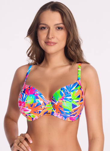 Sutien de baie Full Cup SK 242 Tropical Splash Ava – Suport total și design tropical