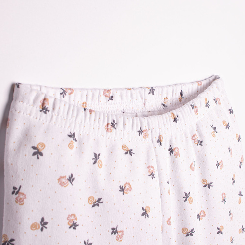 Nicol 220036 pijama fete 100% bumbac moale confortabil flori