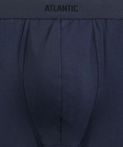 Boxeri bărbați Atlantic 3MH-0111 A3, set 3 bucăți, maro-indigo-khaki, 95% bumbac, croială ajustată