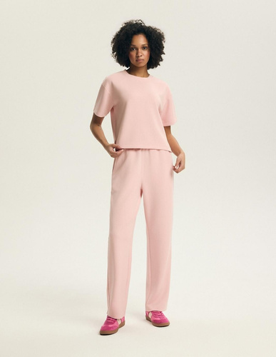 Compleu homewear damă Henderson Elicia 45312 roz – set confortabil modal