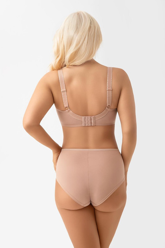 Biustonosz soft Gorsenia K937 Evia cappuccino, moale, pentru sâni mari