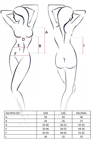 Kalypso Set Komplet Passion czarny 