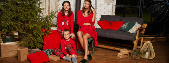 Halat de baie cu mânecă 3/4 Song Ladies' Italian Fashion - roșu