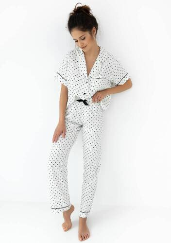 Pijamale Chanel Sensis pentru damă - crem