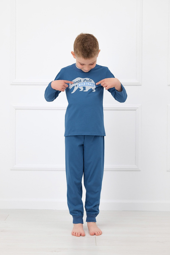 Pijama băiat Shiba Italian Fashion 100% bumbac șort