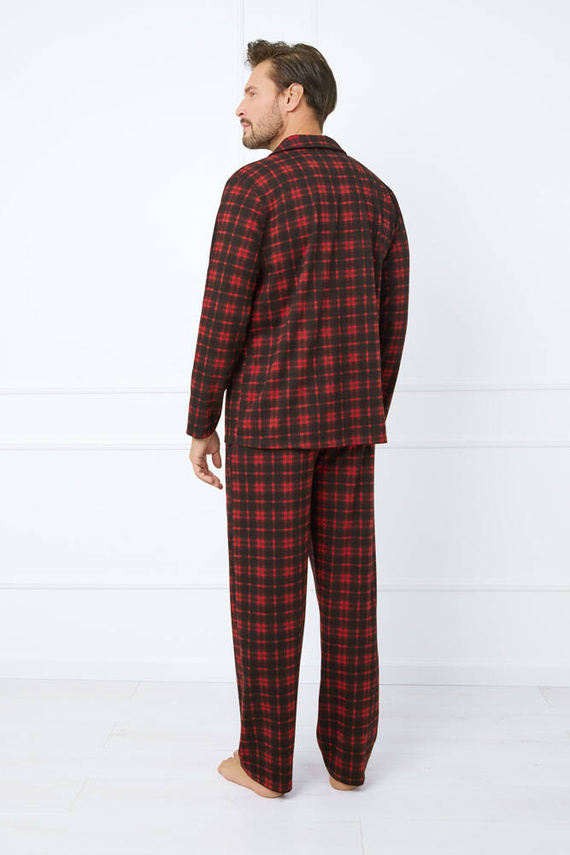 Nicolas Pijama pentru bărbați cu mânecă lungă, pantaloni lungi Italian Fashion - print