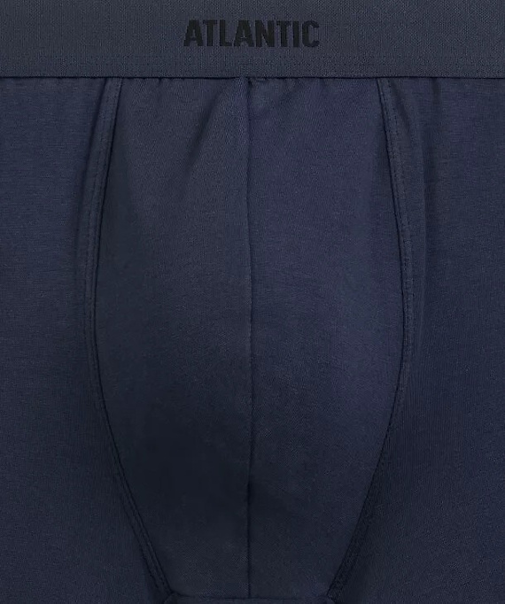 Boxeri bărbați Atlantic 3MH-0111 A3, set 3 bucăți, maro-indigo-khaki, 95% bumbac, croială ajustată