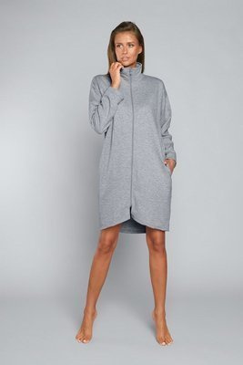 Halat cu fermoar pentru femei Grafi Italian Fashion- melange