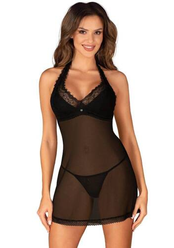 Medilla Chemise Koszulka Obsessive - czarny