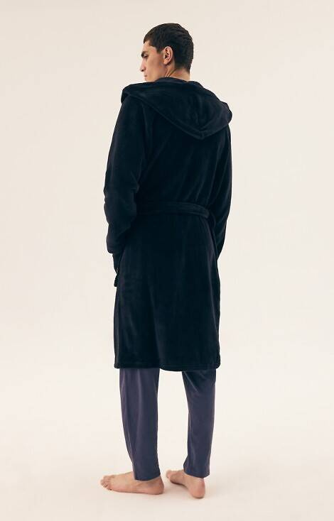 42769 Halat de baie pentru bărbați Orbit Henderson - bleumarin