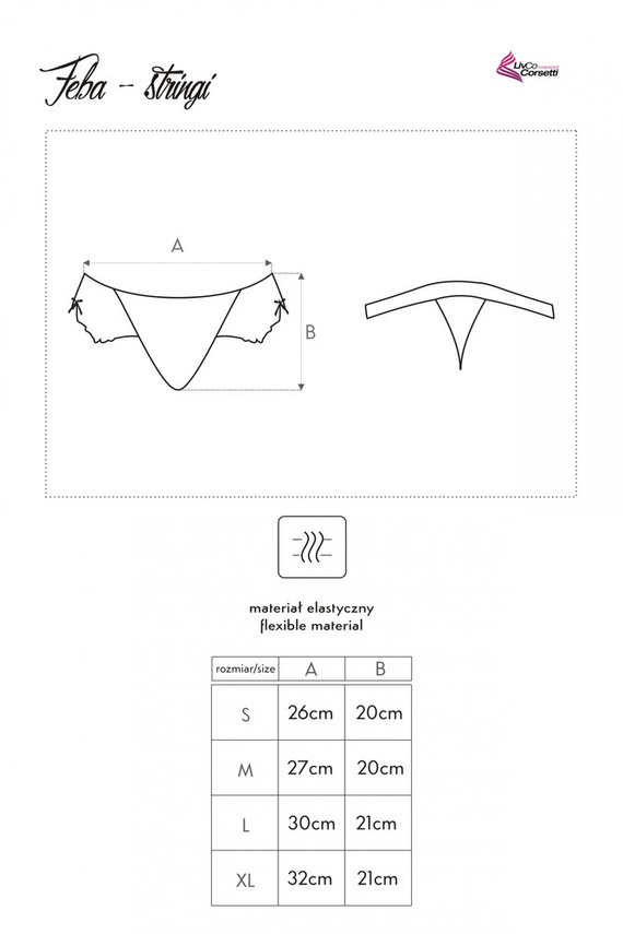 Feba Stringi damskie LivCo Corsetti Fashion 