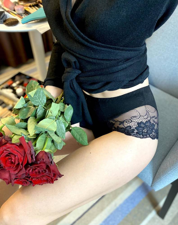 530 Iness Chiloți cu talie înaltă De lafense - negru